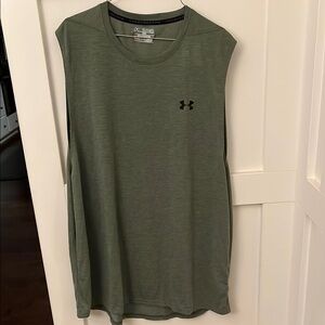 Under Armour Green Sleeveless Shirt